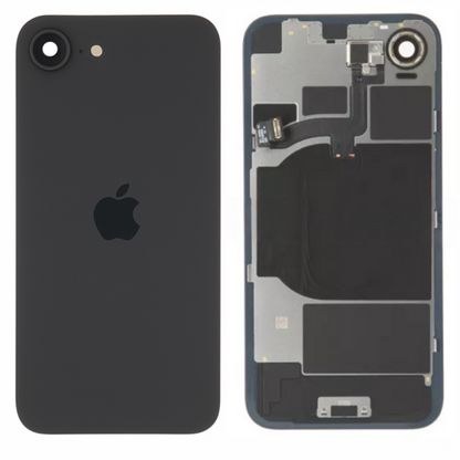 Originele pulled achterkant met wireless charging voor iPhone 16e zwart