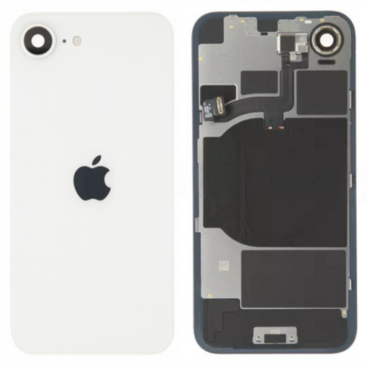 Originele Pulled achterkant met wireless charging voor iPhone 16e Wit