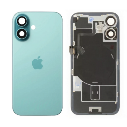 Originele Pulled achterkant met wireless charging voor iPhone 16 Groen