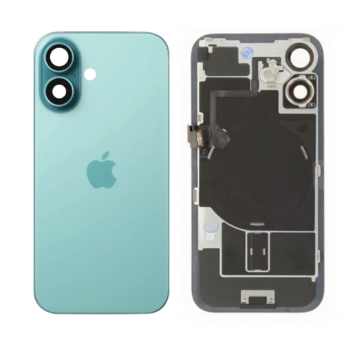 Originele Pulled achterkant met wireless charging voor iPhone 16 Groen