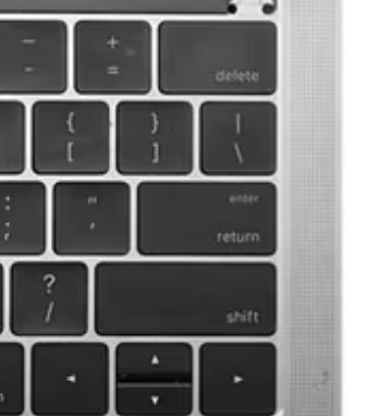 Topcase met US toetsenbord en Touch Bar Space Grey MacBook Pro 15-inch A1707