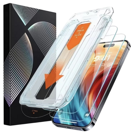 Gehard Glas Screenprotector voor Apple iPhone 17 Pro Max Stofvrij met aanbreng kit