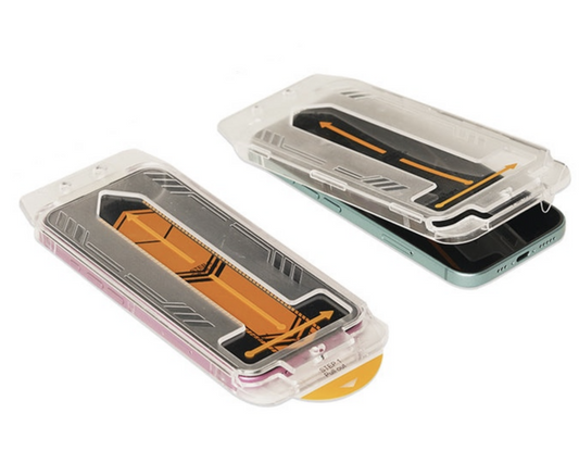 Gehard Glas Screenprotector voor Apple iPhone 14 Pro Max Stofvrij met aanbreng kit