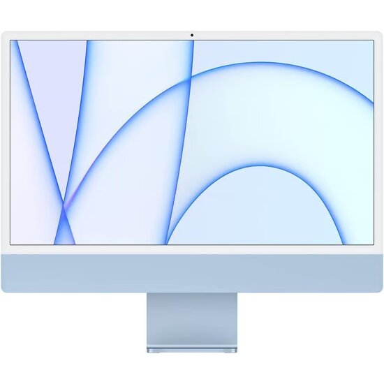 iMac 24-inch M1 | 8-C CPU | 8-C GPU | 256GB SSD | 8GB | 4 poorten | Internetpoort | Touch-ID | QWERTY NL | Blauw