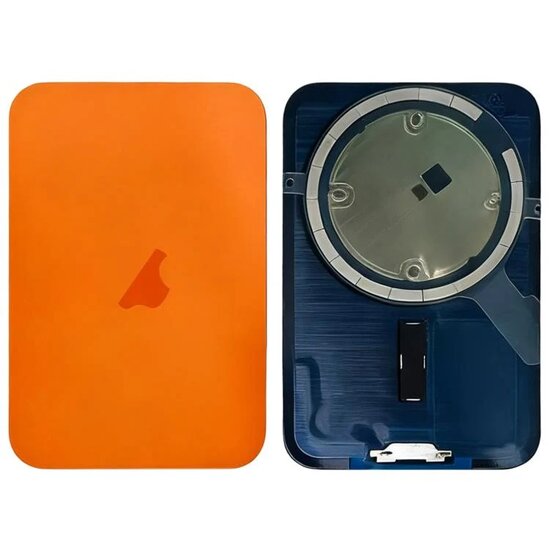 Originele Pulled achterkant met wireless charging voor iPhone 17 Pro Max Kosmisch Oranje