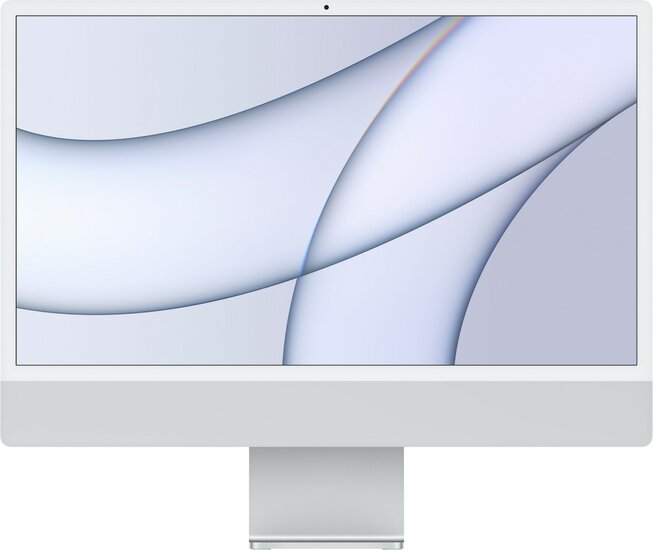 iMac 24-inch M1 | 8-C CPU | 8-C GPU | 256GB SSD | 16GB | 4 poorten | QWERTY NL met Touch-ID| Zilver
