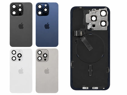 Pulled achterkant met wireless charging voor iPhone 15 Pro Max
