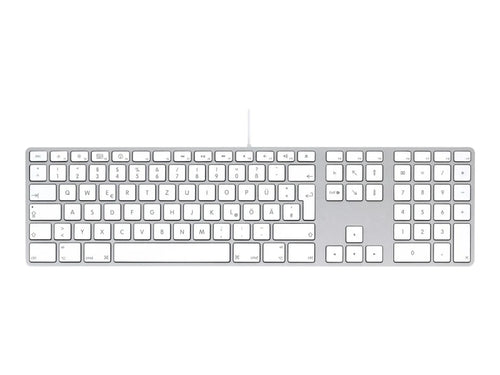Apple bedraad toetsenbord A1243 met numeriek gedeelte QWERTZ DE
