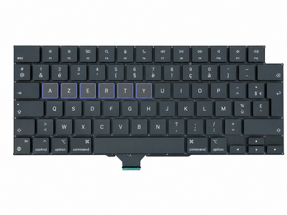 Keyboard / toetsenbord voor MacBook Pro 14-inch A2442 | A2779 | A2992 | A2918 |A3112 |A3401 | A3185 16-inch A2485 | A2780 | A2991