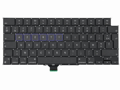 Keyboard / toetsenbord voor MacBook Pro 14-inch A2442 | A2779 | A2992 | A2918 | A3112 | A3401 | A3185 | A3434 | A3426 | A3427 16-inch A2485 | A2780 | A2991 | A3403 | A3186 | A3428 | A3429