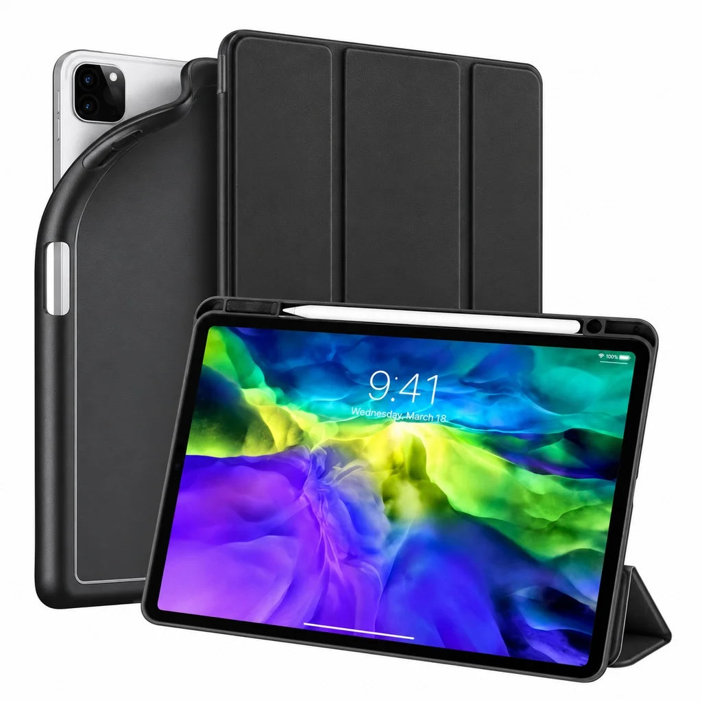 Dux Ducis OSOM Series Case met Apple Pencil houder iPad  Pro 11-inch 2020 en 2021 Zwart