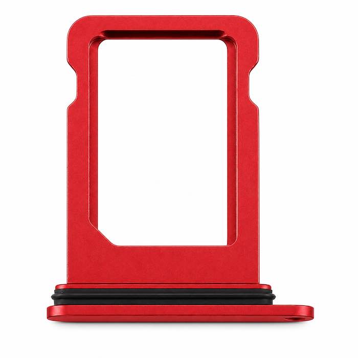 Simkaarthouder voor iPhone 12 mini rood