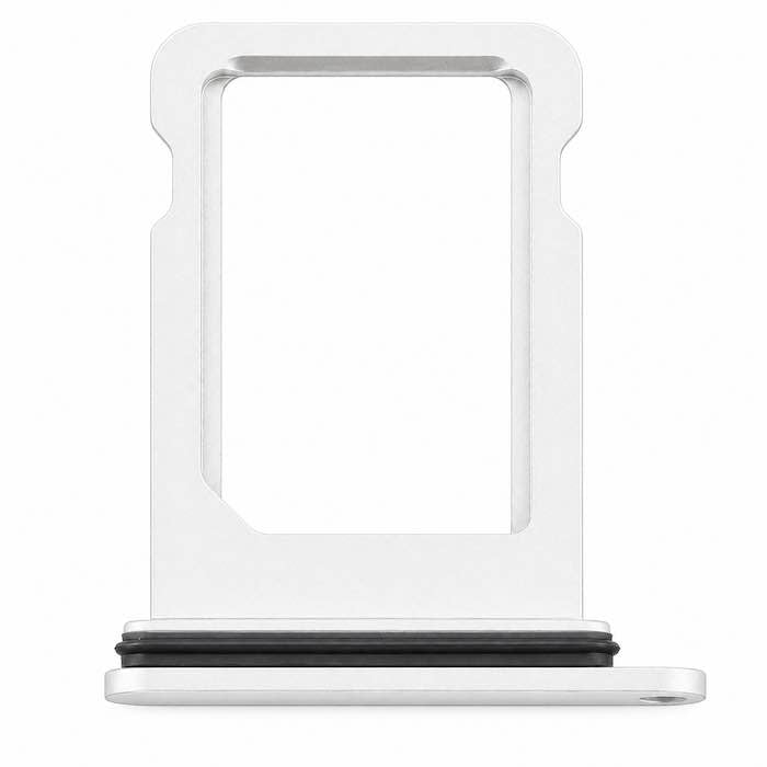 Simkaarthouder voor iPhone 12 mini en 13 mini sterrenlicht/wit