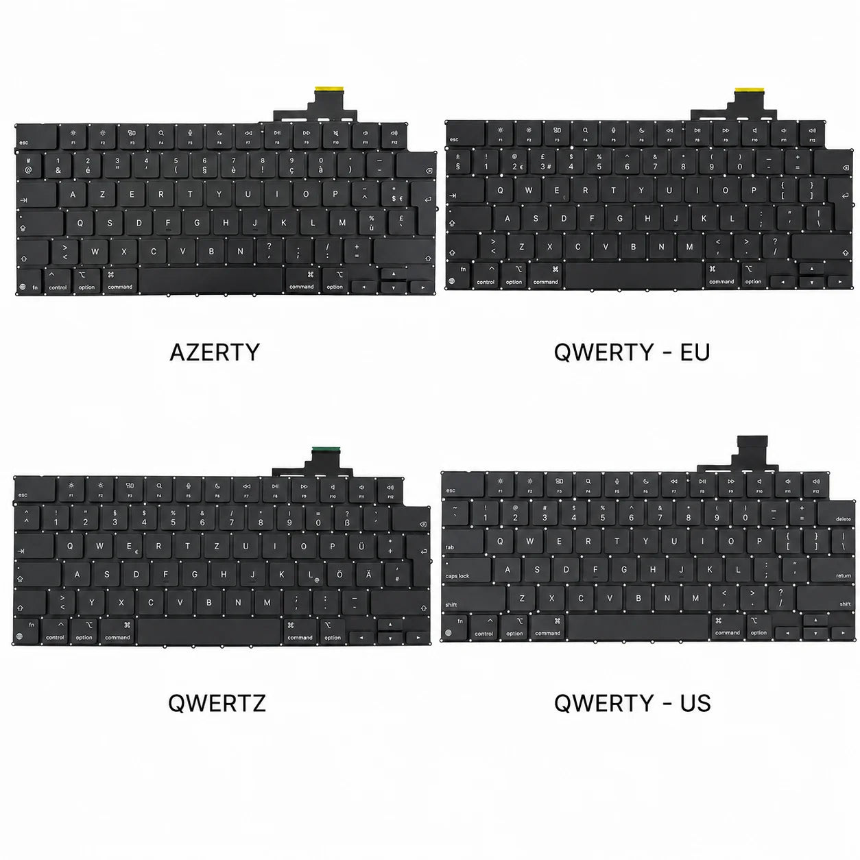 Keyboard / toetsenbord voor MacBook Air 13" M2 A2681 | M3 A3113 | 13" M4 A3240 | 15" M2 A2941 | M3 A3114 | 15" M4 A3241