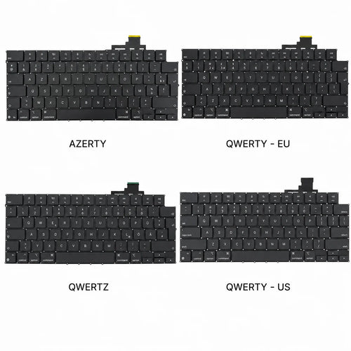 Keyboard / toetsenbord voor MacBook Air 13" M2 A2681 | M3 A3113 | 13" M4 A3240 | 15" M2 A2941 | M3 A3114 | 15" M4 A3241