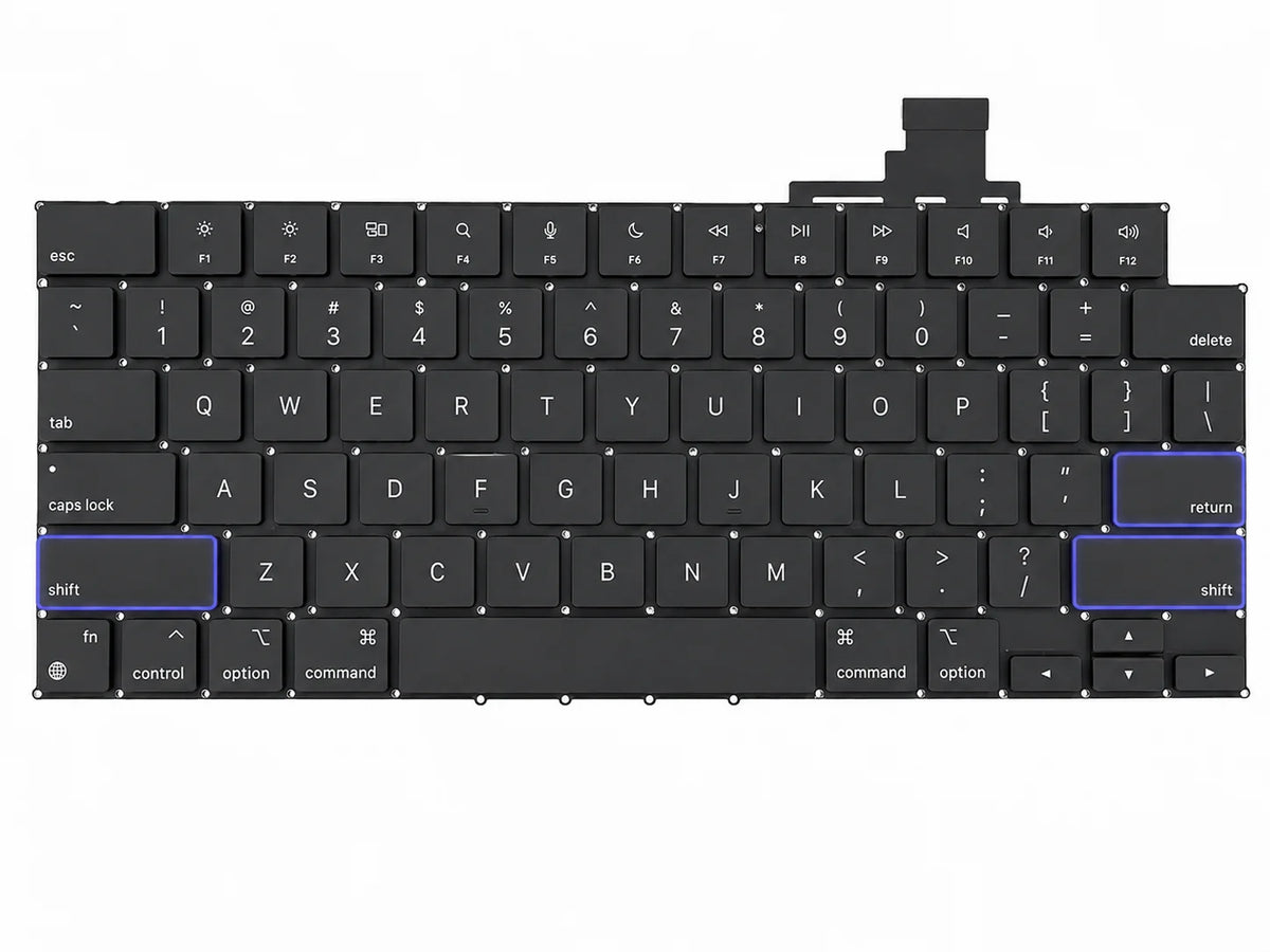 Keyboard / toetsenbord voor MacBook Air 13" M2 A2681 | M3 A3113 | 13" M4 A3240 | 15" M2 A2941 | M3 A3114 | 15" M4 A3241