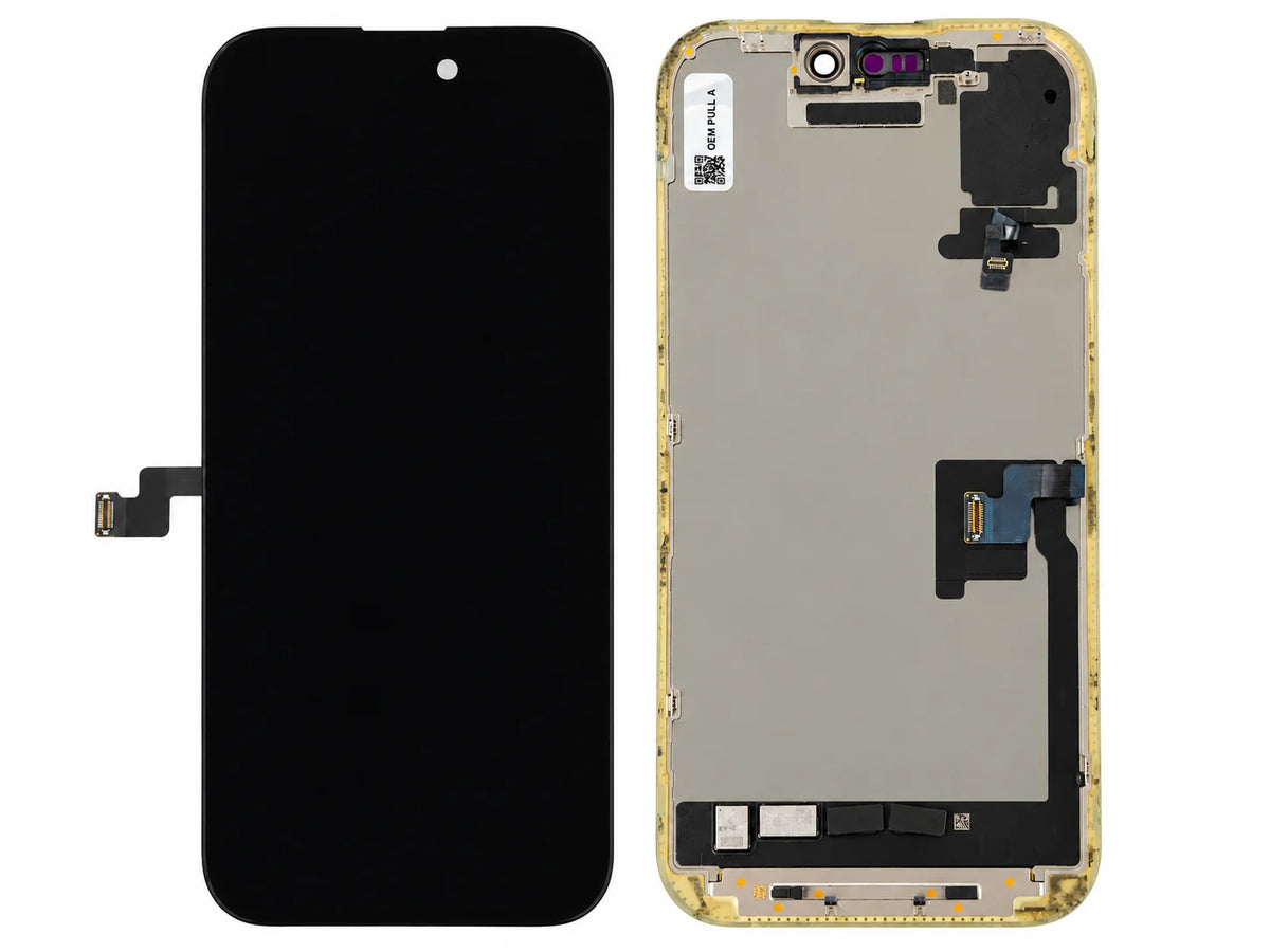 OLED scherm geschikt voor iPhone 16 Pro – pulled origineel met lichtsensor-flexkabel