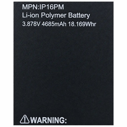 Premium accu / batterij voor de iPhone 16 Pro Max (4685mAh)