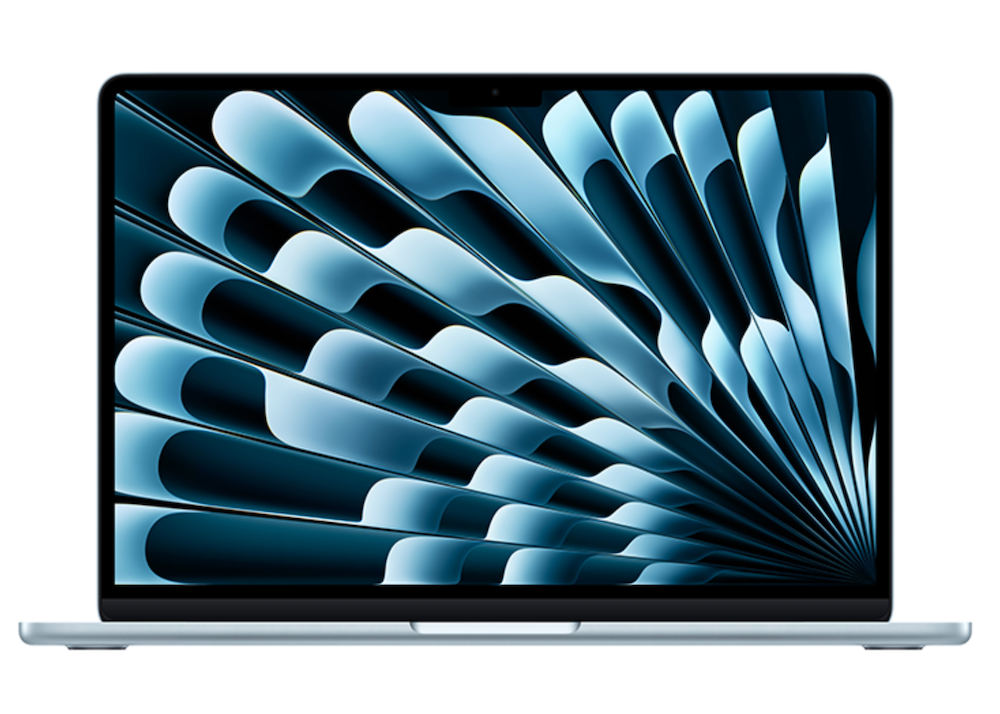 Macbook Air 13-inch M4 10C CPU - 10C GPU - 16GB RAM - SSD 256GB - 2024 - QWERTY NL - Sky Blue - Open Box