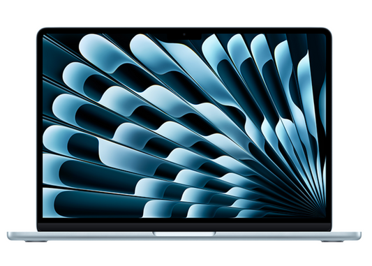 Macbook Air 13-inch M4 10C CPU - 10C GPU - 16GB RAM - SSD 256GB - 2024 - QWERTY NL - Sky Blue - Open Box