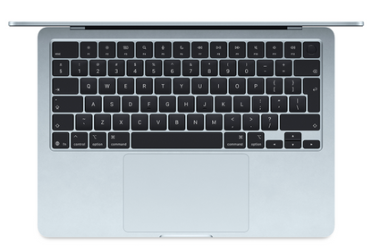 Macbook Air 13-inch M4 10C CPU - 10C GPU - 16GB RAM - SSD 256GB - 2024 - QWERTY NL - Sky Blue - Open Box
