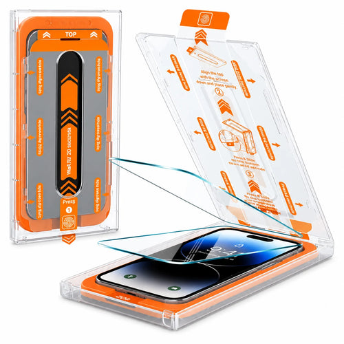 Stofvrije screen protector bescherm glas met installatiekit voor iPhone 12 | 12 Pro  - 9H gehard glas