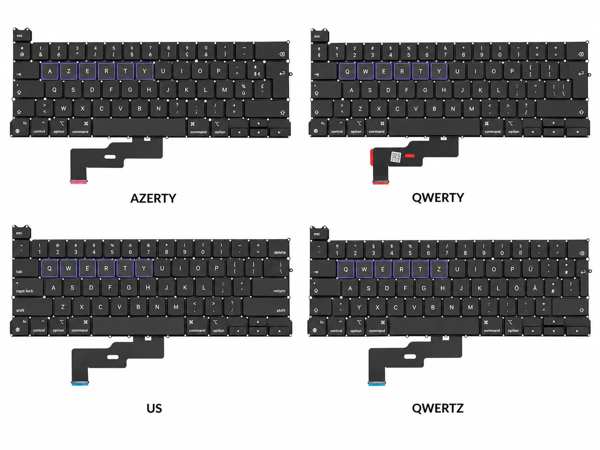 Keyboard / toetsenbord  voor Apple MacBook Pro Retina 13-inch A2338 M1 / M2