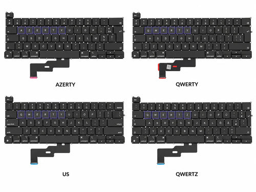Keyboard / toetsenbord  voor Apple MacBook Pro Retina 13-inch A2338 M1 / M2