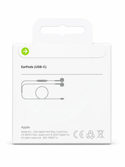 Apple EarPods (USB-C) MYQY3ZM/A - achterkant verpakking