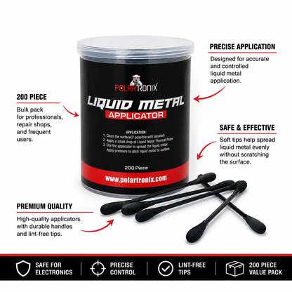 PolarTronix applicators voor liquid metal