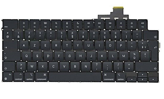 Toetsenbord Azerty (Frans) voor MacBook Air M2/M3 (A2681, A3113, A2941, A3114)