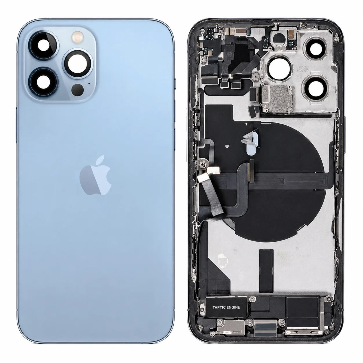 Pulled achterkant behuizing met small parts voor iPhone 13 Pro
