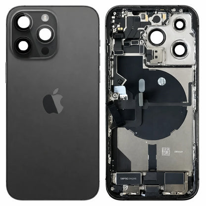 Pulled achterkant behuizing iPhone 14 Pro - Space zwart