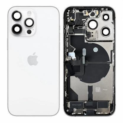 Pulled achterkant behuizing iPhone 14 Pro - Zilver
