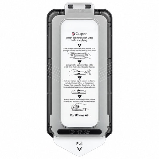 Anti-reflectie screenprotector van gehard glas voor iPhone 15 Pro met aanbrengkit