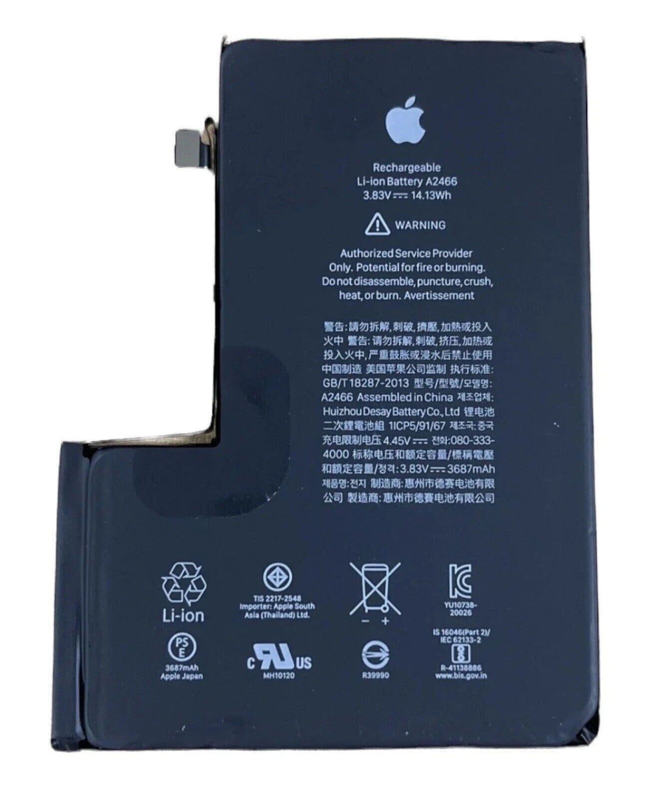 iPhone 12 pro max batterij Pulled