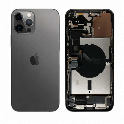 Complete achterkant behuizing met smallparts voor iPhone 12 Pro Max