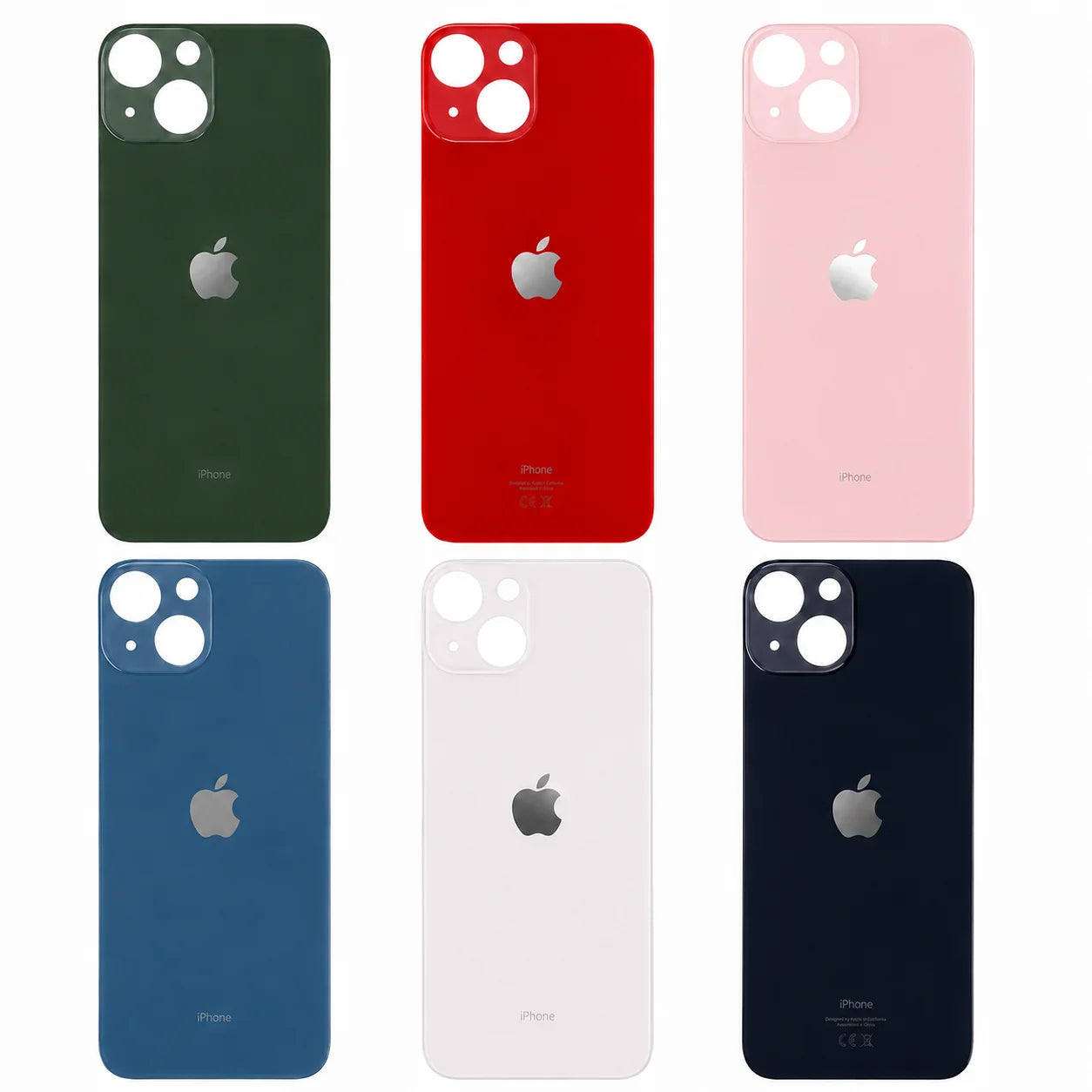 Glazen achterkant iPhone 13 Mini overzicht