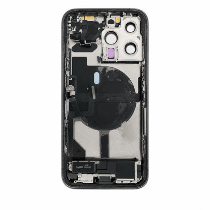 Originele pulled achterkant met smallparts voor iPhone 13 Pro in grafiet, C-Grade, detailfoto