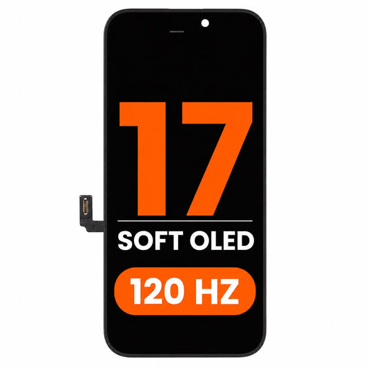 Premium Soft OLED 120Hz scherm voor iPhone 17