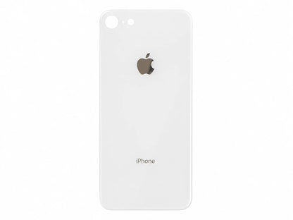 Glazen achterkant iPhone 8 wit