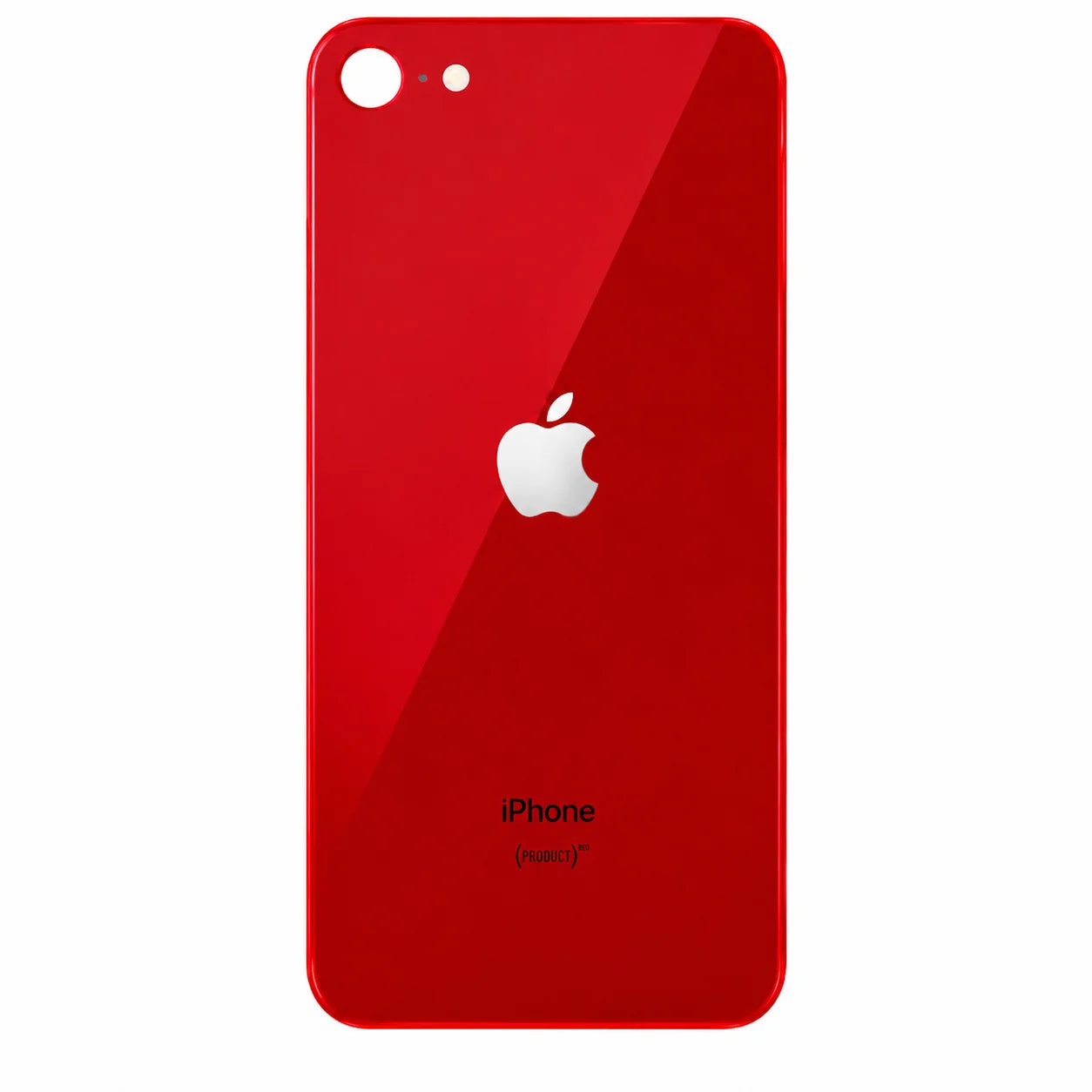 Glazen achterkant iPhone SE 2022 in rood