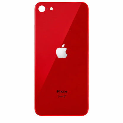 Glazen achterkant iPhone SE 2022 in rood
