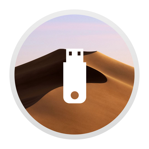 Installatie USB- (C) en USB-A stick met MacOSX Mojave (10.14)