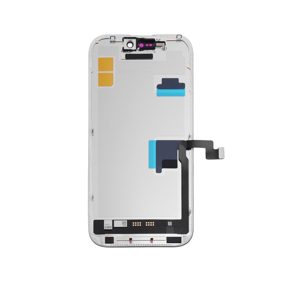 LTPO Soft OLED scherm iPhone 16 Pro, achterkant met flexkabel