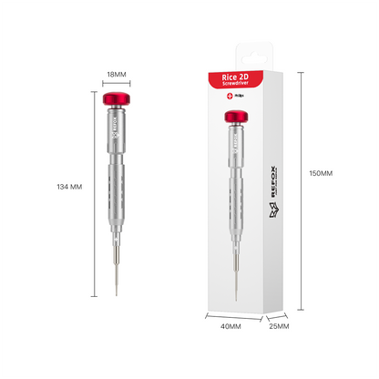 REFOX Rice 2D Phillips 1.5mm precisieschroevendraaier voor iPhone en iPad