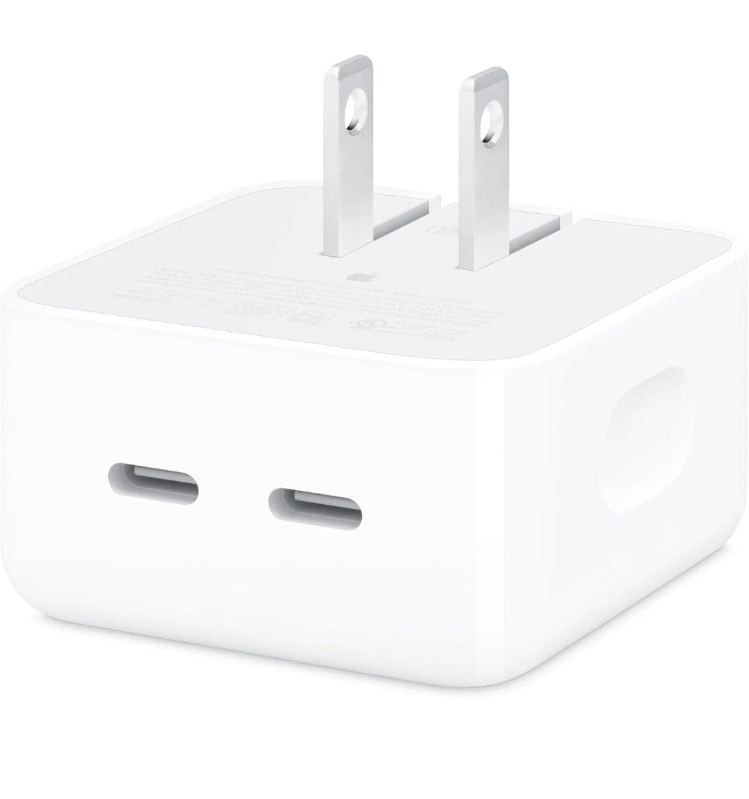 Apple 35W USB-C oplader met twee USB‑C poorten  US versie voor iPhone | iPad | Watch | AirPods |MacBook Air gebruikt A-grade