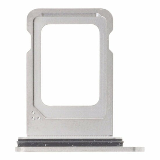 Simkaarthouder voor iPhone 15 Pro en 15 Pro Max wit titanium